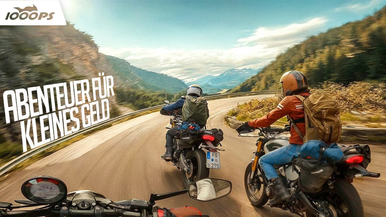 Preiswert, robust, abenteuerlustig? - Günstige Scrambler auf wilder Alpen-Motorradreise