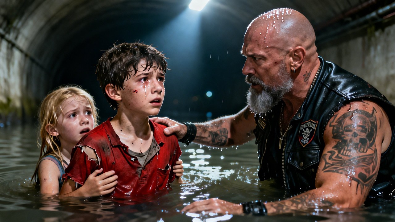 “I Hear Her!” Homeless Boy Crawled 2 Miles in Sewer—Find Made 911 Operator Cry, Hells Angels Arrived