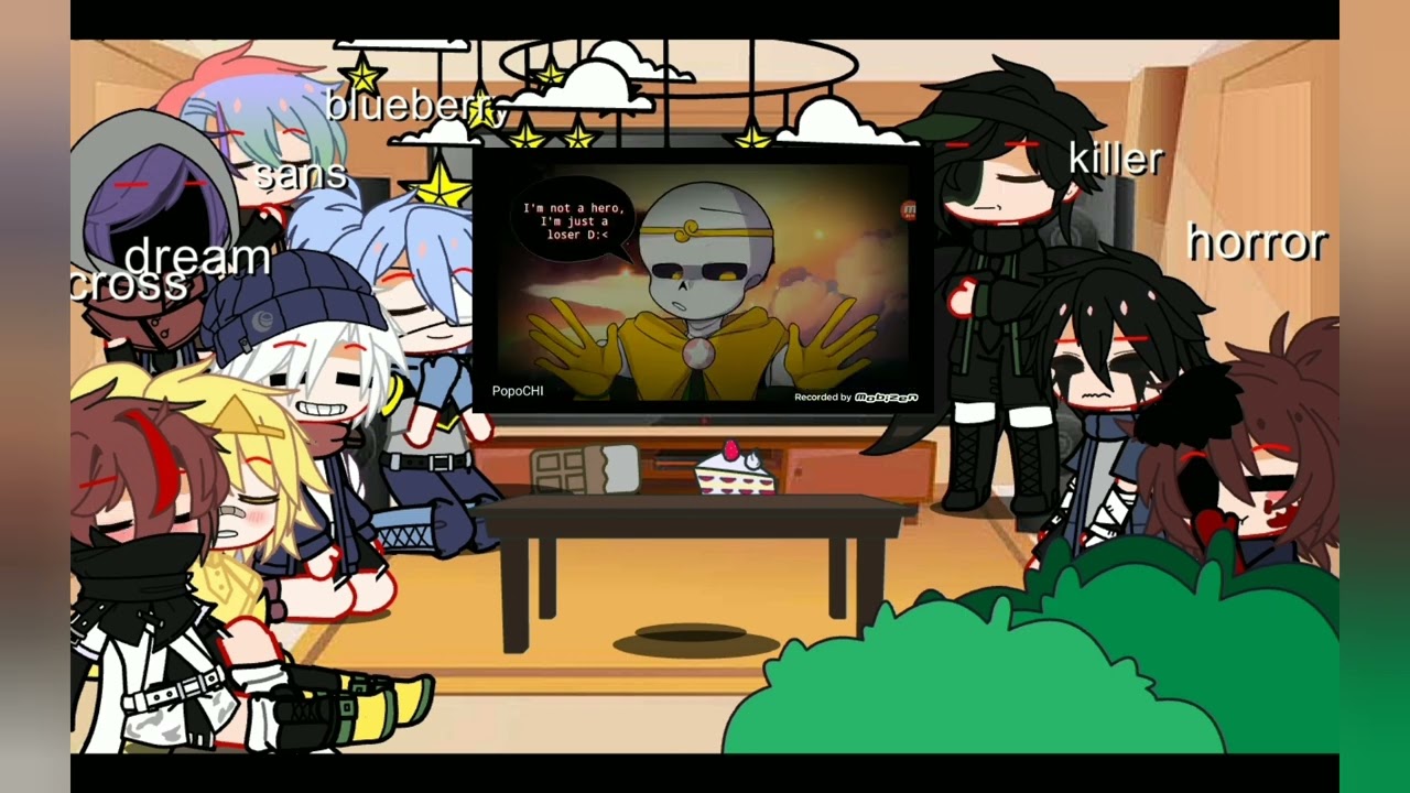 sans au react to dream||angst||upload it again bcs there has mistake||