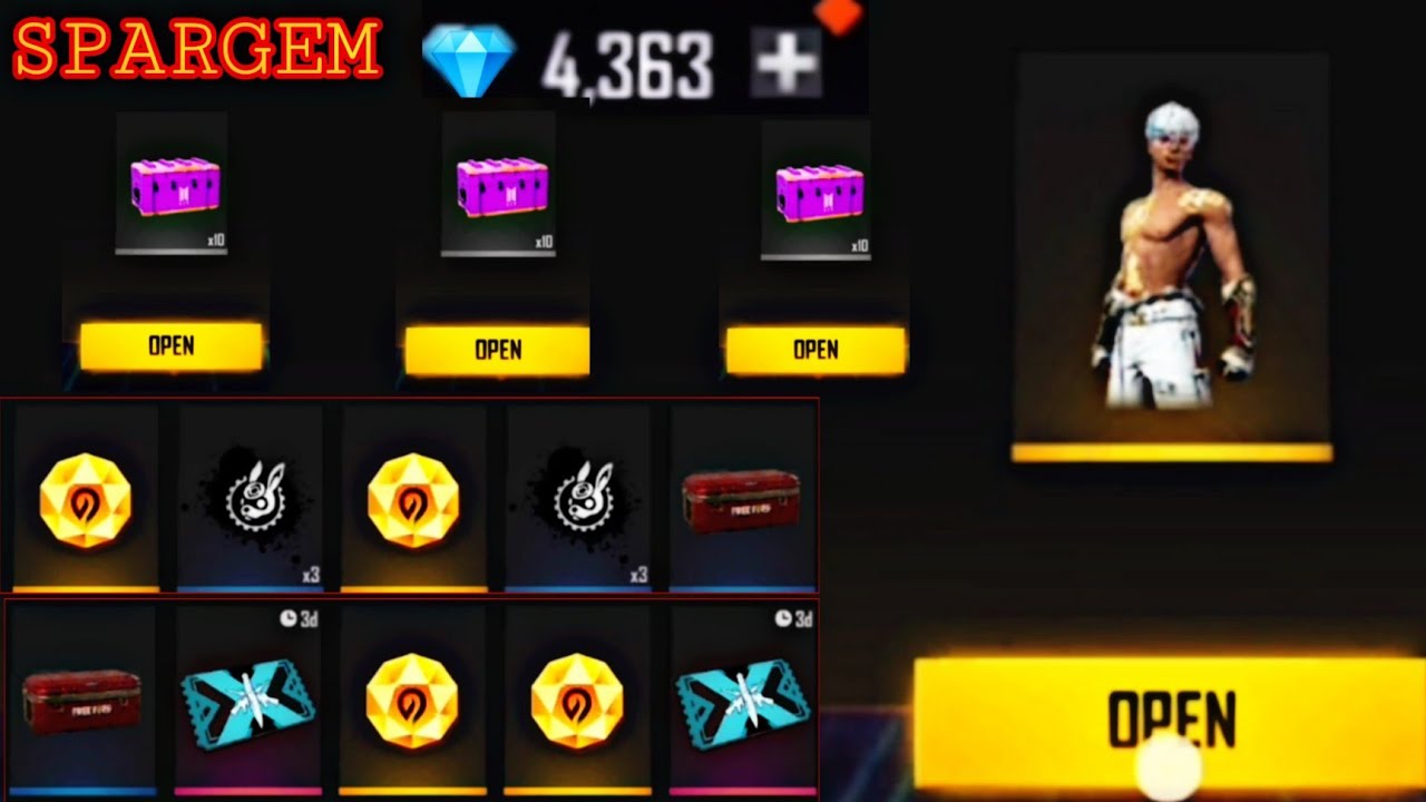 SPARGEM DIAMANTE FREE FIRE 💎