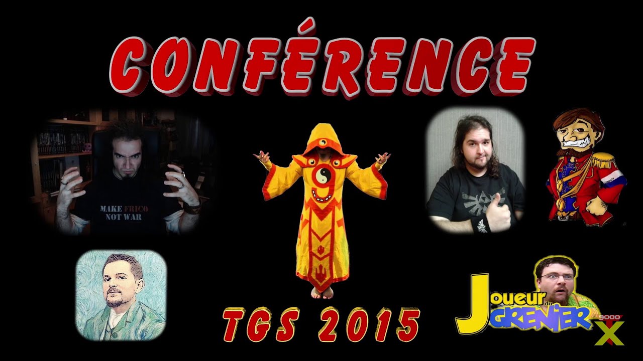 Conférence TGS 2015 - Aventures - JDG + Bob Lennon + Seb + Krayn + Mahyar