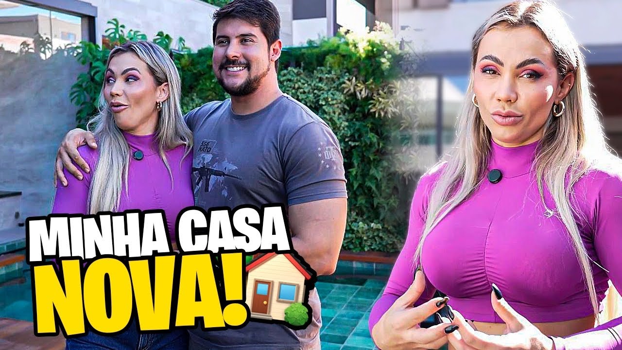 VOU MOSTRAR MINHA CASA NOVA - MEU MARIDO FICA DOIDO COMIGO