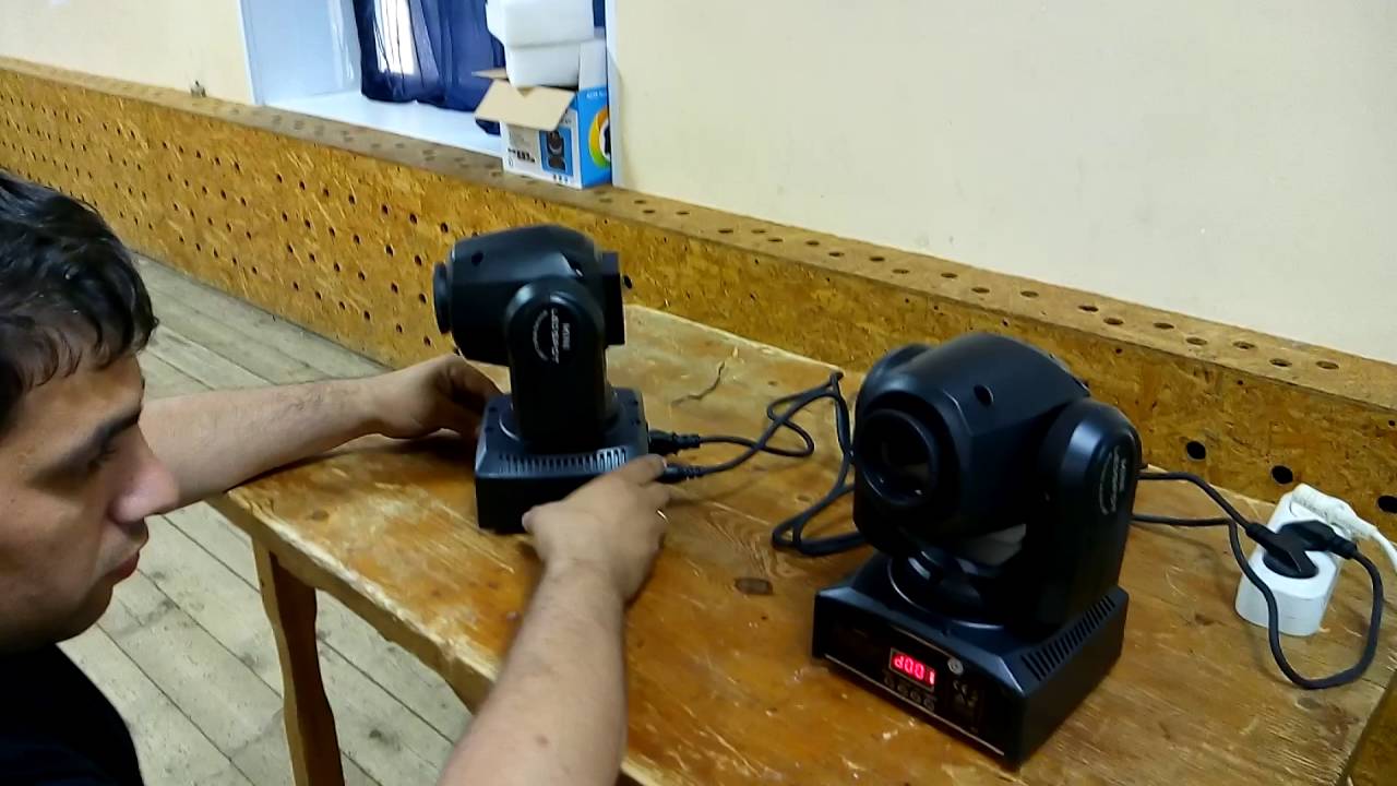 Китайская голова 30W MINI Moving Head Light (01)