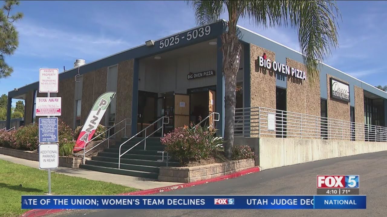 Kearny Mesa pizza shop targeted three times with gunshots