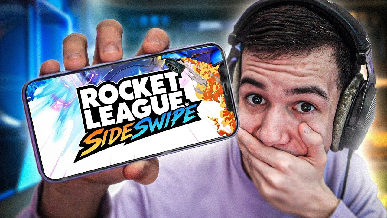 Je découvre ROCKET LEAGUE sur MOBILE ! 🥰 (SideSwipe)