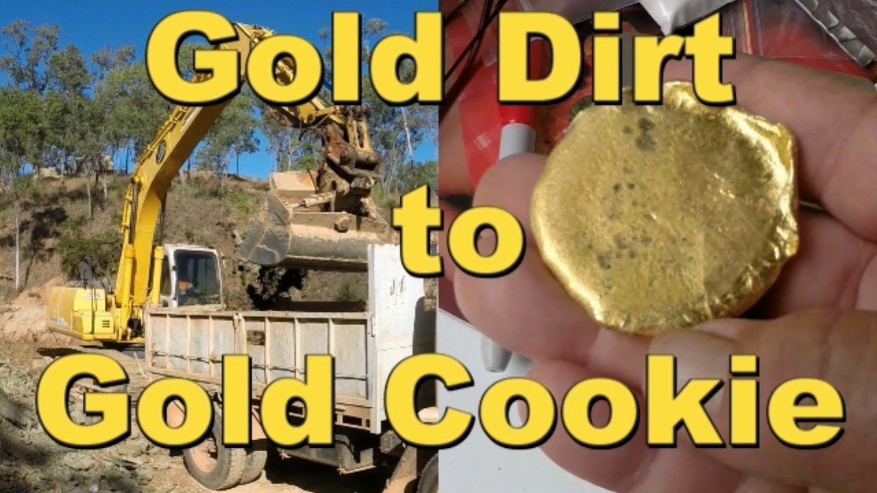 Small Scale Gold Mining  From Gold dirt to Gold Cookie