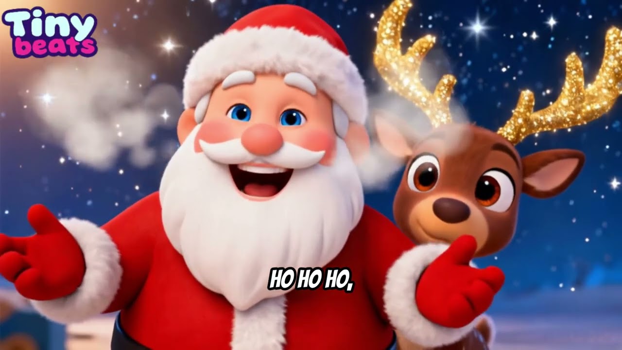 Santa’s Magical World Tour | Christmas Kids Song | Tiny Beats