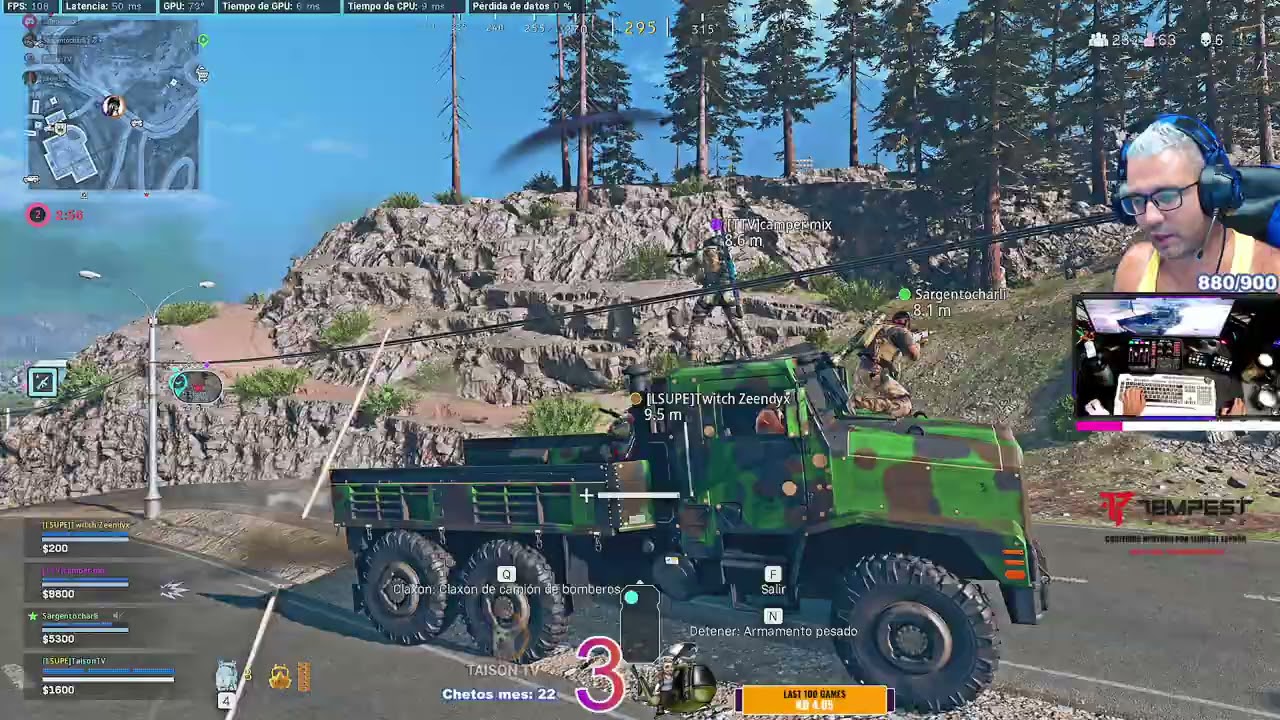 2 chetacos de 17 de KD y casi los matamos...  casi Warzone