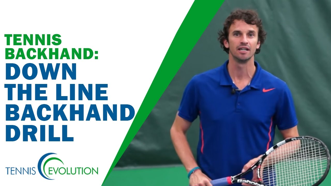 Down The Line Backhand Drill | TENNIS BACKHAND