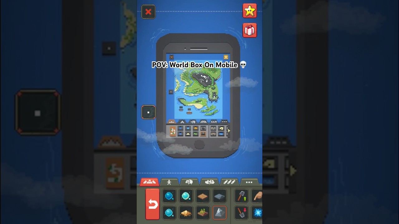 POV World Box On Mobile #geography #europe #geographymap #superworldbox #map #worldbox #minecraft