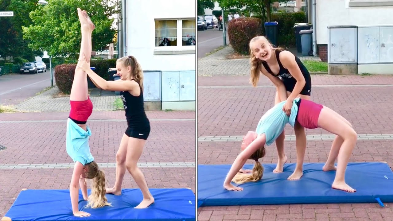 Turnen für Anfänger leicht gemacht 🤸‍♀️ Handstand // Rad // Brücke // vorwärts und rückwärts Rolle