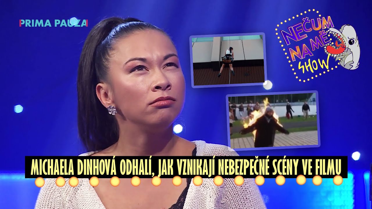 NEČUM NA MĚ SHOW: Kaskad&eacute;rka Michaela Dinhov&aacute; odhal&iacute;, jak vznikaj&iacute; nebezpečn&eacute; sc&eacute;ny ve filmu