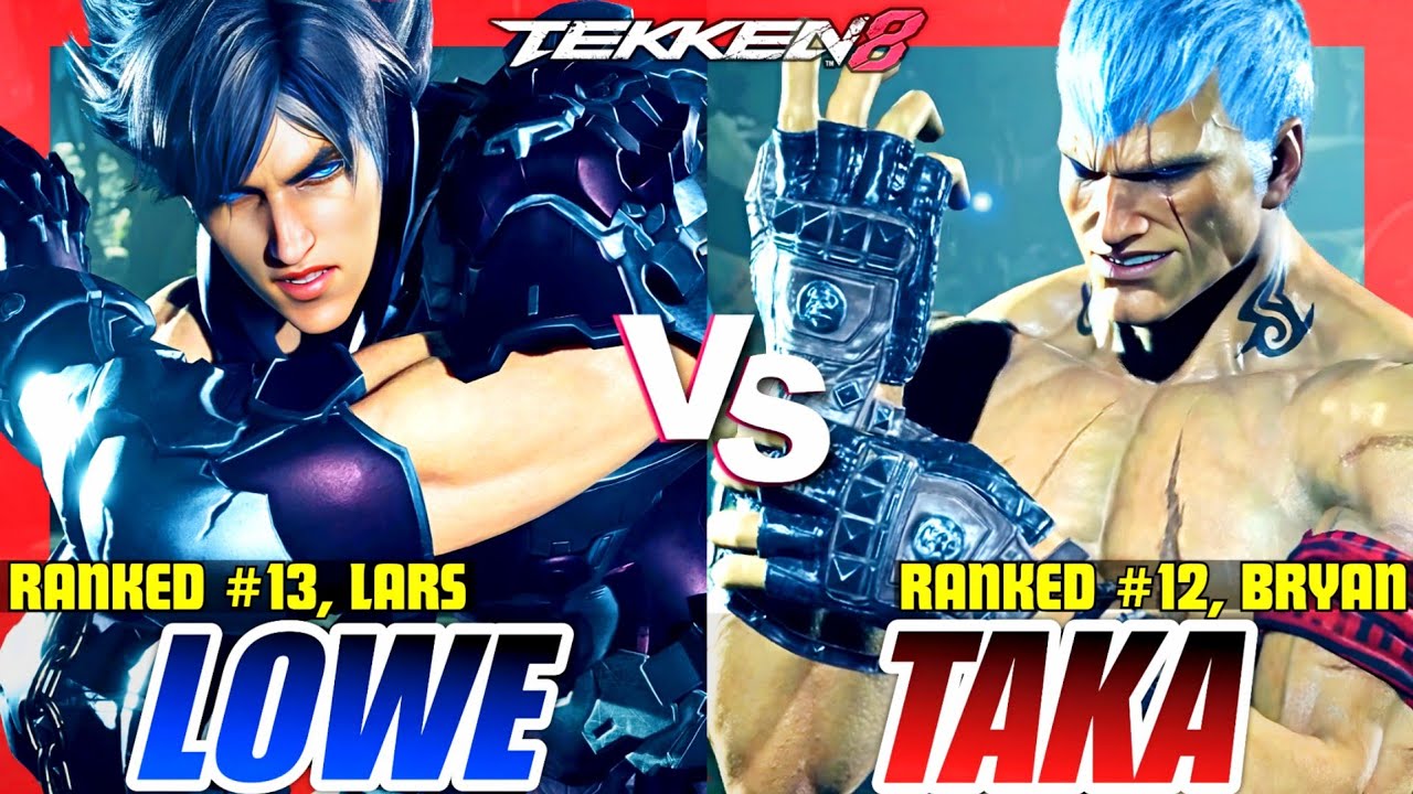 Tekken 8 | Takataka (Bryan) vs Lowe Lars (Lars) | High Level Ranked Match Replay