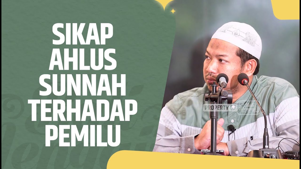 Video Pendek: Sikap Ahlussunnah Terhadap Pemilu - Ustadz Abu Ubaidah Assidawy