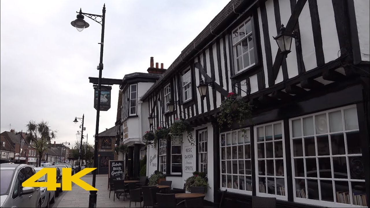 Hoddesdon Walk: Town Centre【4K】