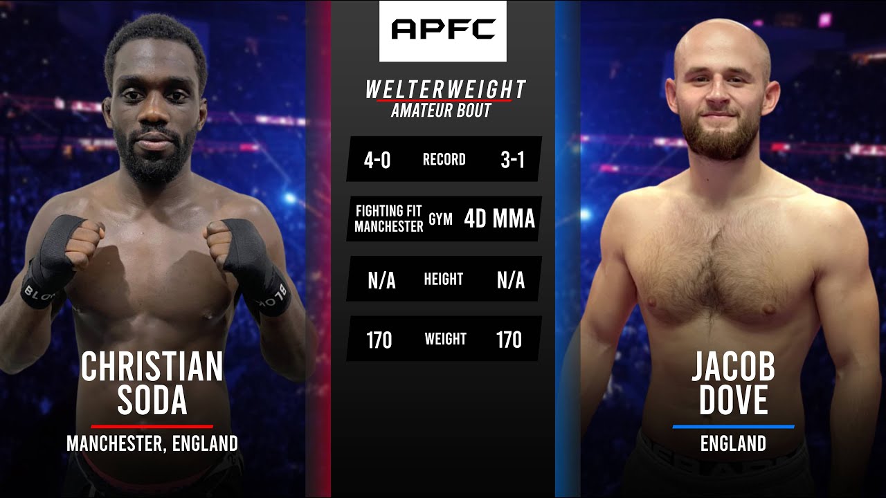 CHRISTIAN SODA VS JACOB DOVE | #APFC8 | #FULLFIGHT #MMA
