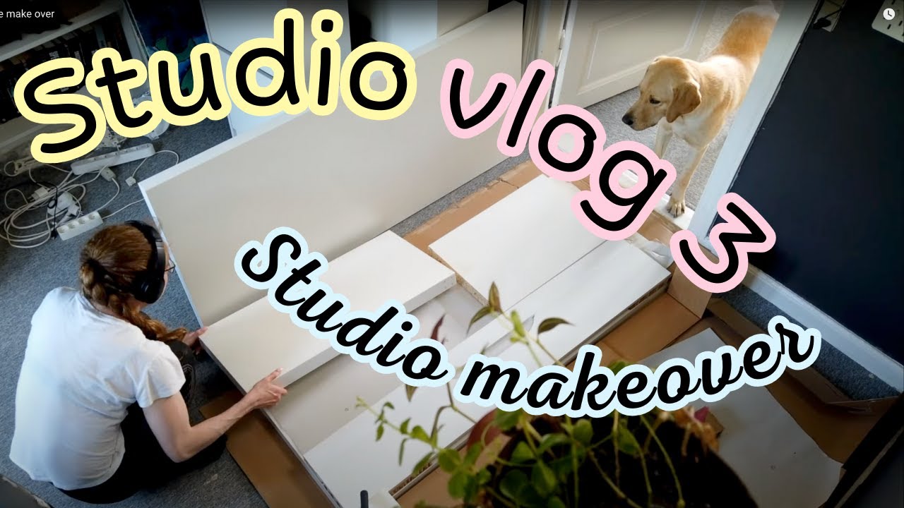 Studio vlog 3 Office make over