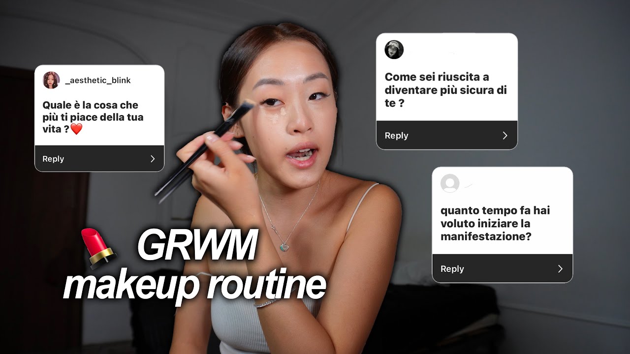 GET READY WITH ME - MAKEUP TUTORIAL (legge dell'attrazione, glow up,  sicurezza in se stessi)
