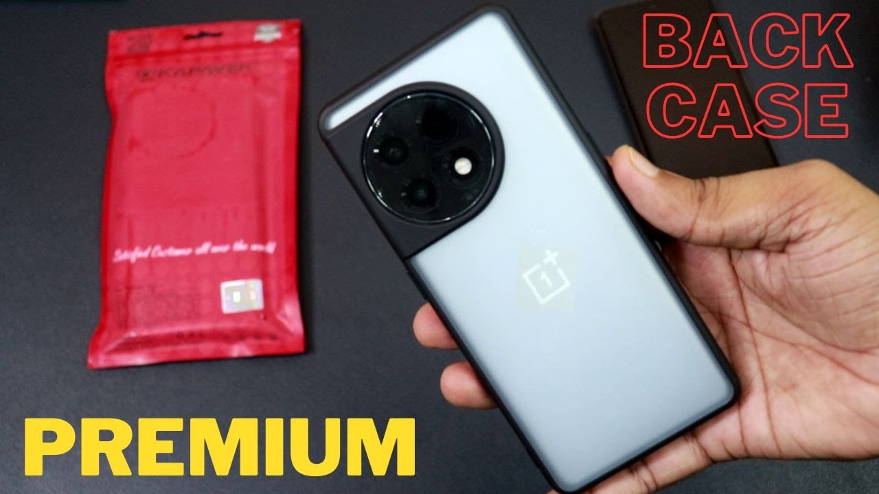 Oneplus 11R  Premium Back Cover & Cases with Camera & Screen Protection |  Kapaver Back Case
