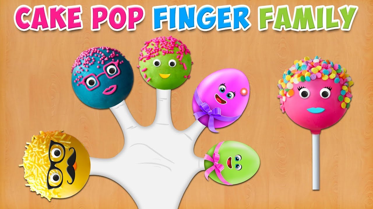 Cake Pop Finger Family Song | Daddy Finger Rhyme