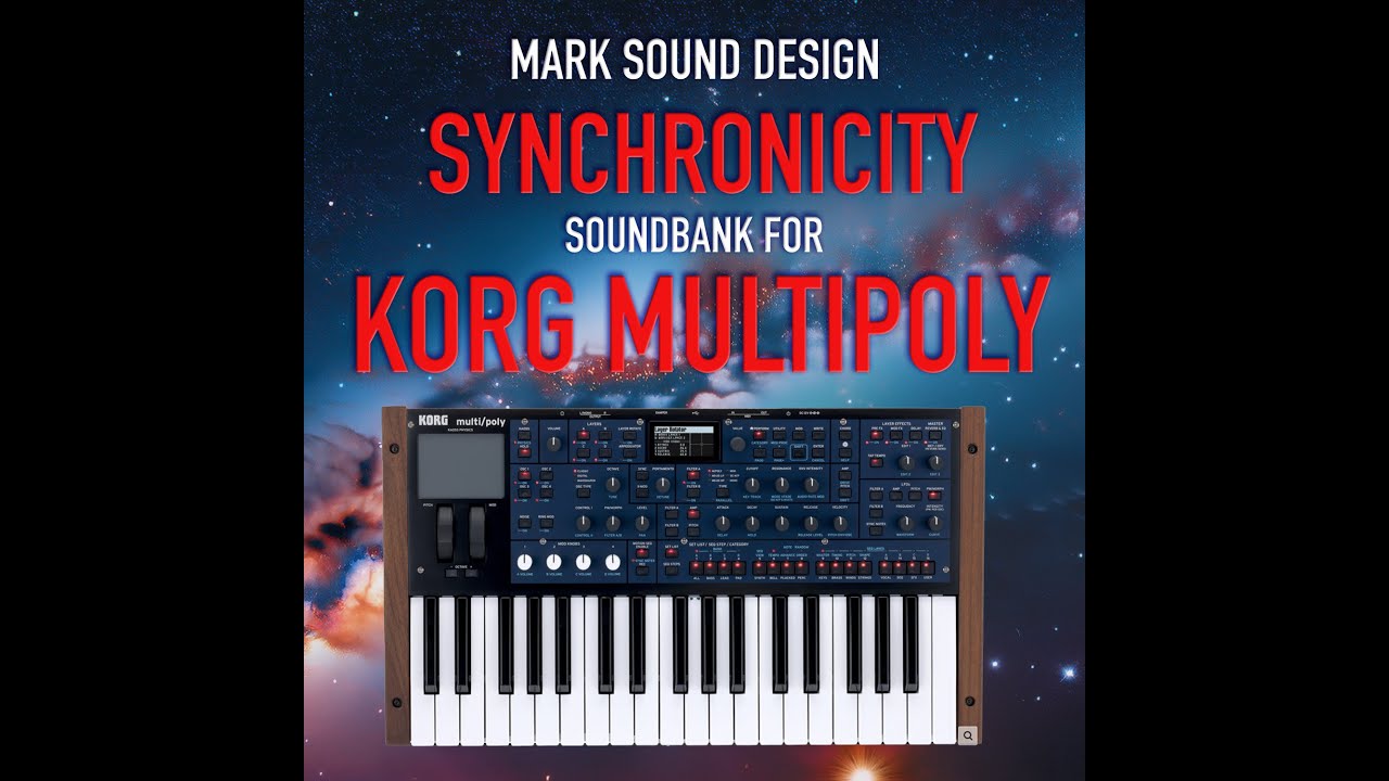 SYNCHRONICITY – THE NEW KORG MULTIPOLY SOUND BANK  #patches #multipoly #custom