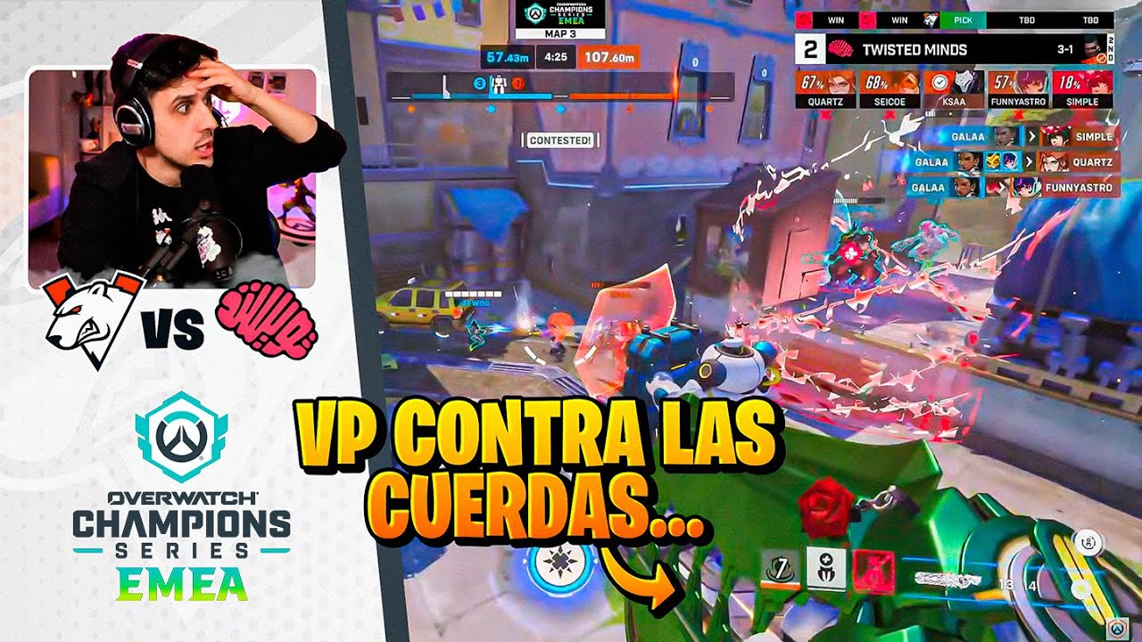 EL PARTIDO PRO MÁS INCREÍBLE DE OVERWATCH 2 | Virtus.pro vs Twisted Minds