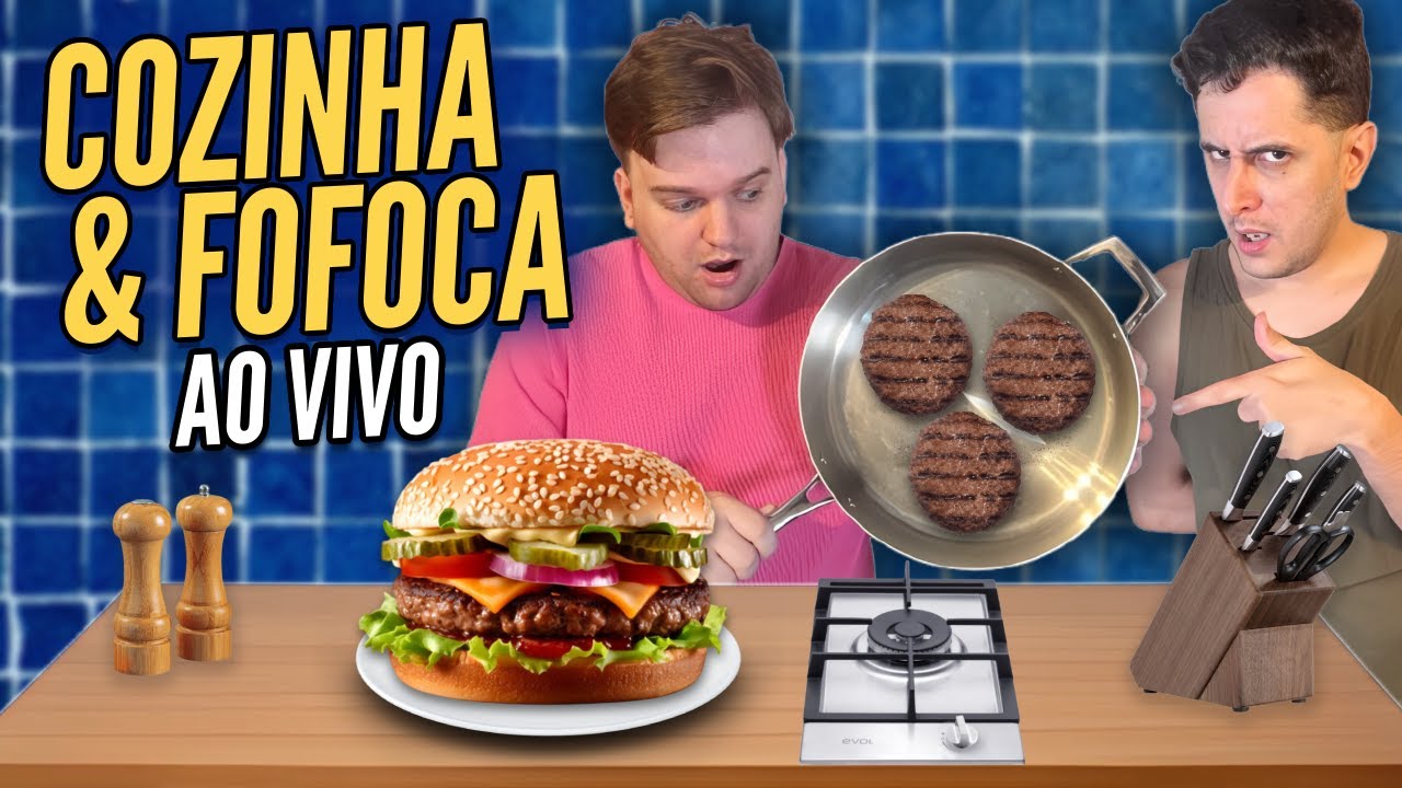 VEM COZINHAR COM A GENTE: Hambúrguer Caseiro!