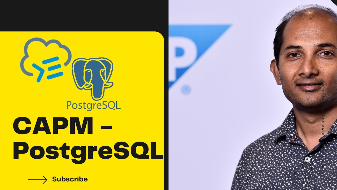 SAP CAPM с базой данных PostgreSQL | Модель программирования облачных приложений