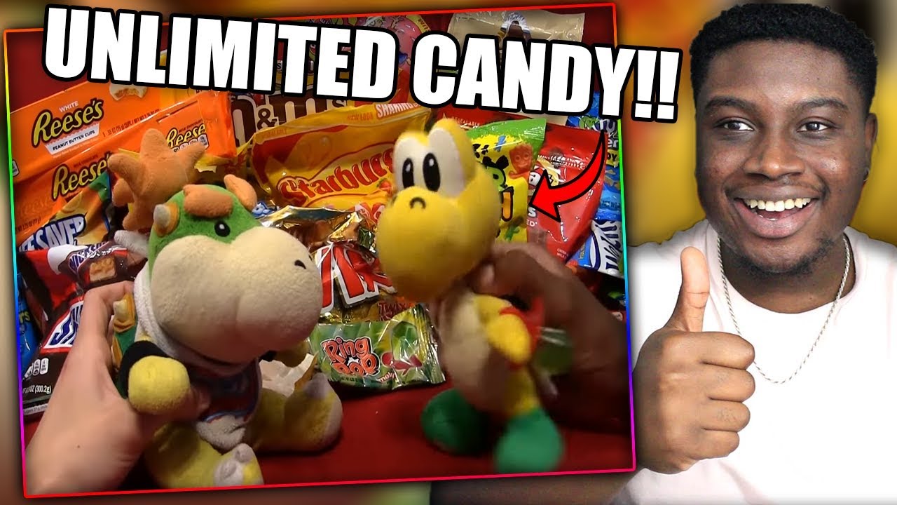 JUNIOR'S CANDY SHOPPING SPREE! | SML Movie: Bowser's Change Reaction!