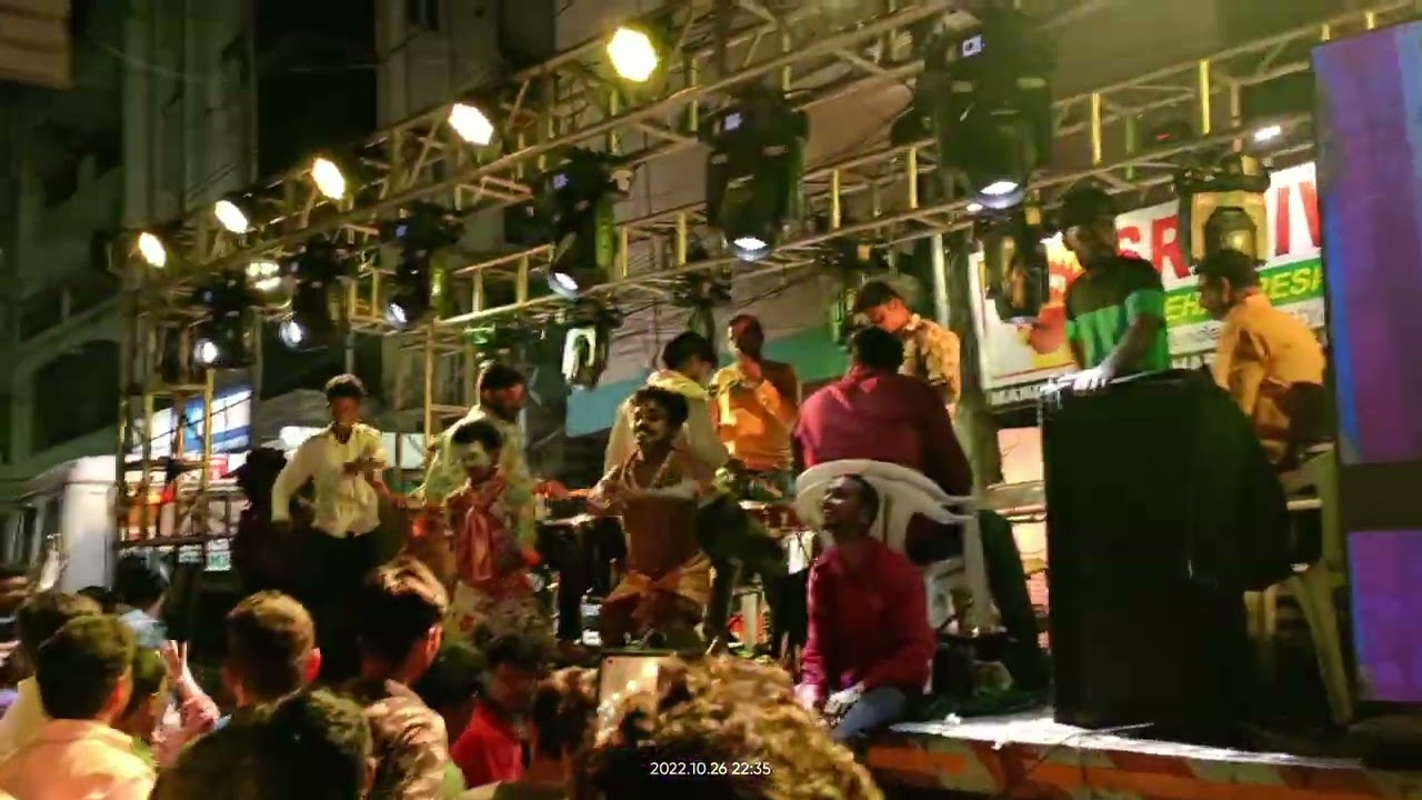 MADHAPUR SADAR 2022 // SINGING SONGS  PEDDAPULLI ESHWAR ANNA