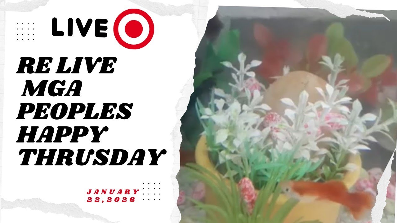 Ideas Ko Tv Live 115 Re live mga People's  Happy Thursday 🌸 