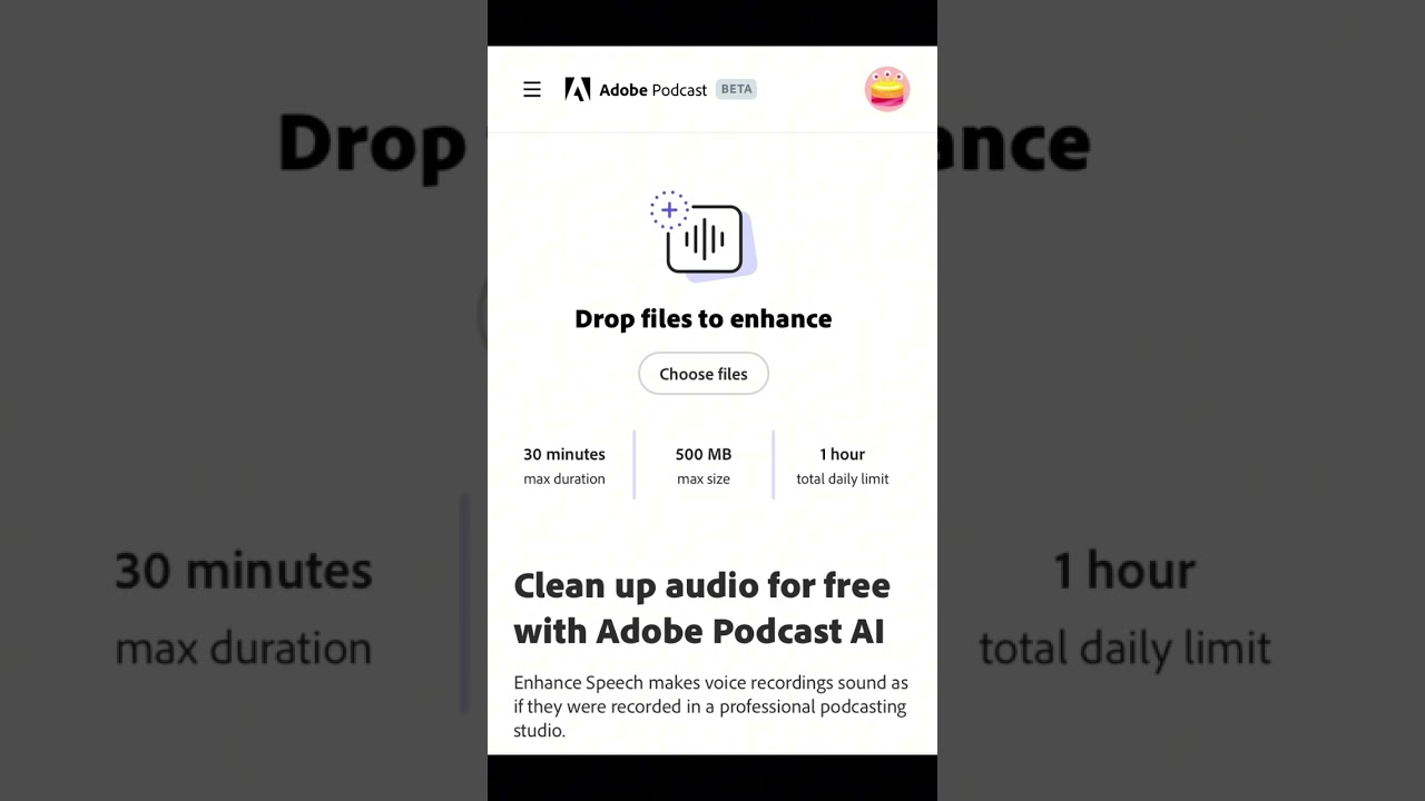 How to Enhance Your Audio Recordings with Adobe Podcast #shorts
