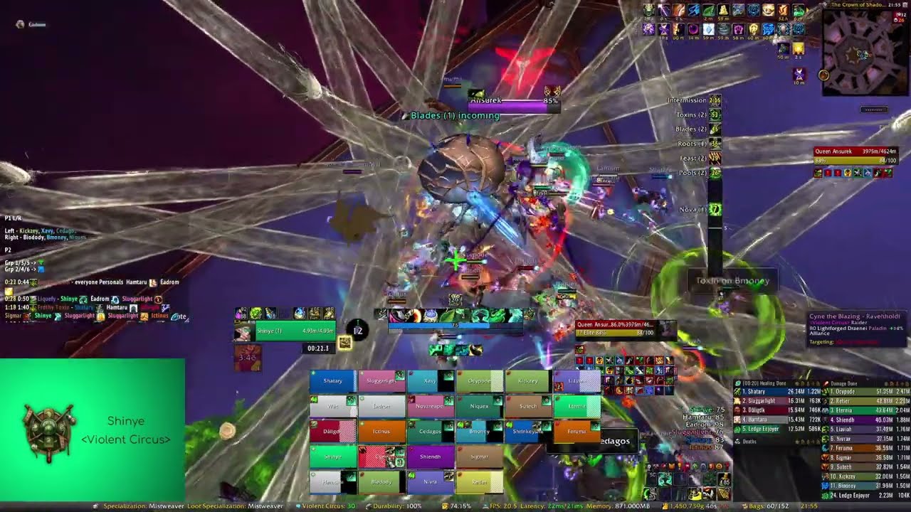 Heroic Queen Ansurek - Mistweaver Monk - Nerub-ar Palace