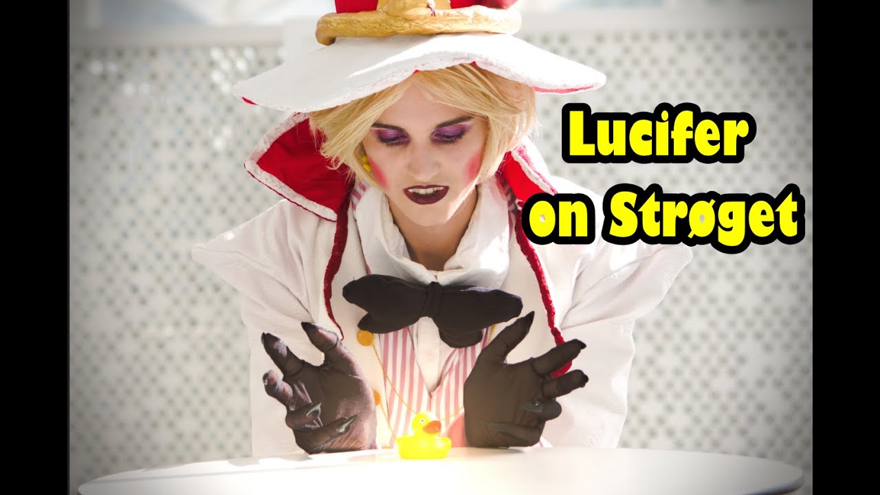Cosplaying Lucifer in Copenhagen (Looking for Rubber Ducks for a video idea)