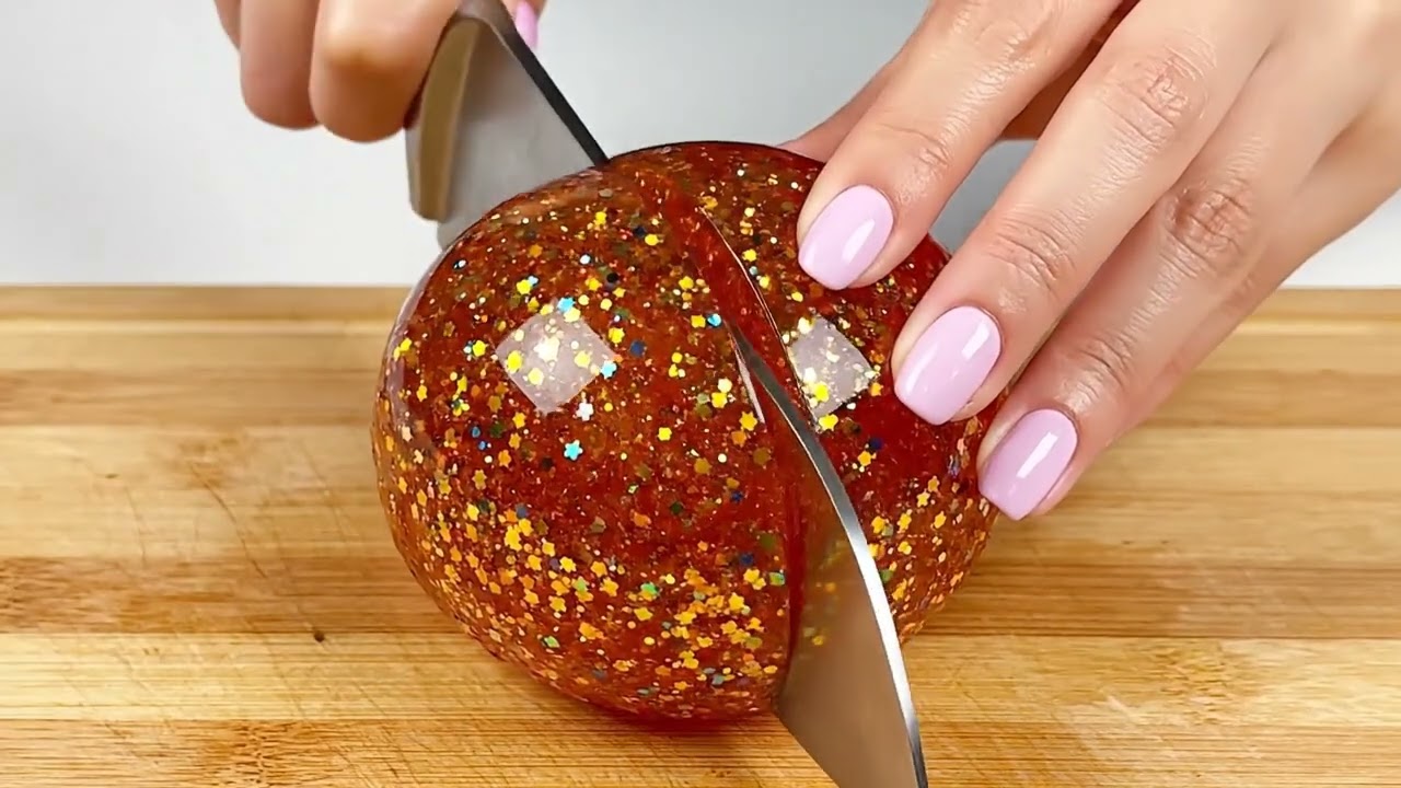 Making a Glass Fruit Salad — Satisfying ASMR Cooking