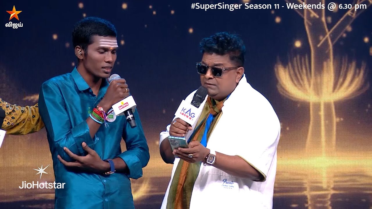 Glimpse of Thulli Ezhunthathu Pattu Song by #Saran & #Mysskin ❤️| Super Singer Season 11
