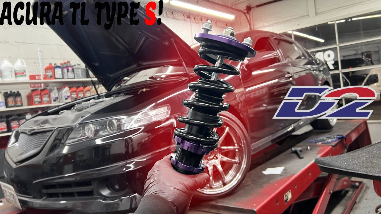 INSTALLING NEW D2 COILOVERS ON MY 2008 ACURA TL TYPE S