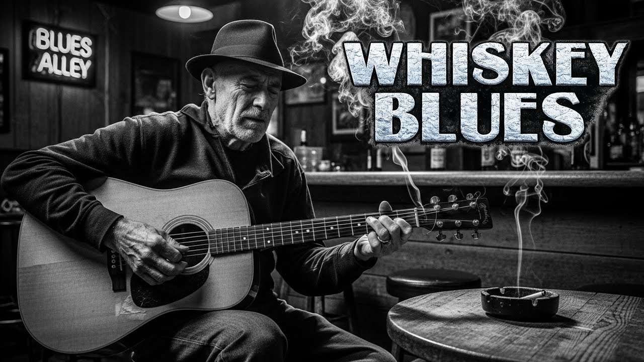 Relaxing Whiskey Blues | Slow Blues for Midnight Calm & Reflection