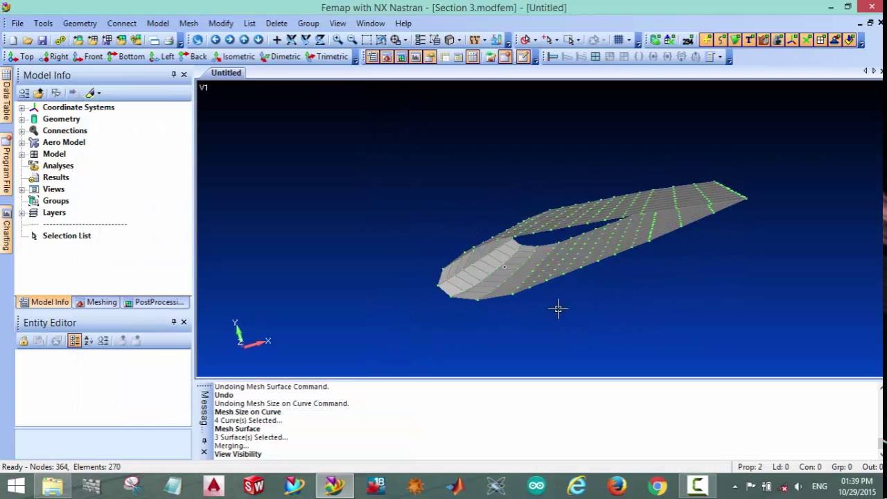 Femap Tutorial 6: Wing Analysis