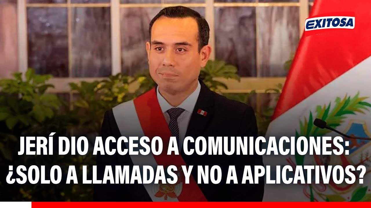 🔴🔵 José Jerí autorizó el levantamiento de sus comunicaciones: Alcanza solo a llamadas telefónicas