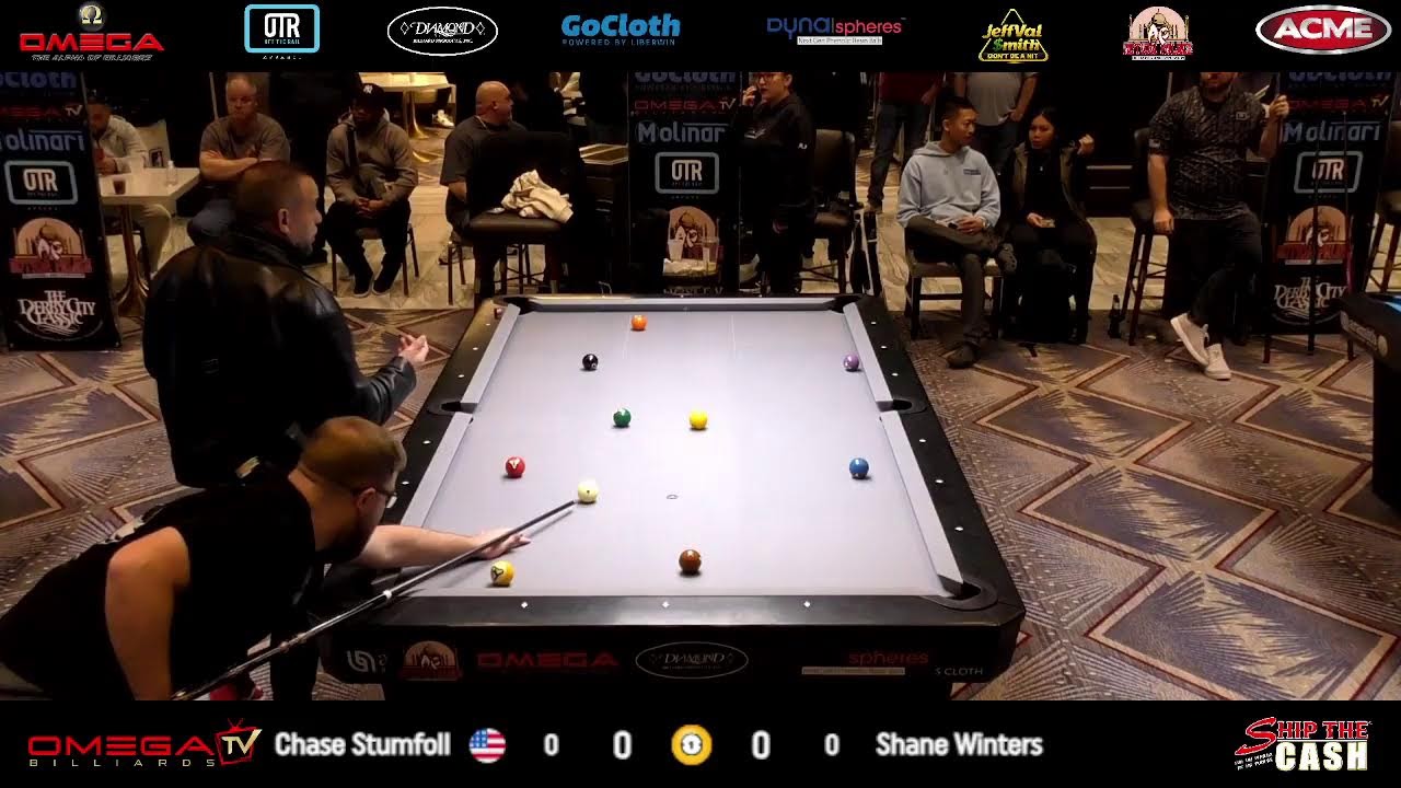 Chase Stumfoll vs Shane Winters - One Pocket Action