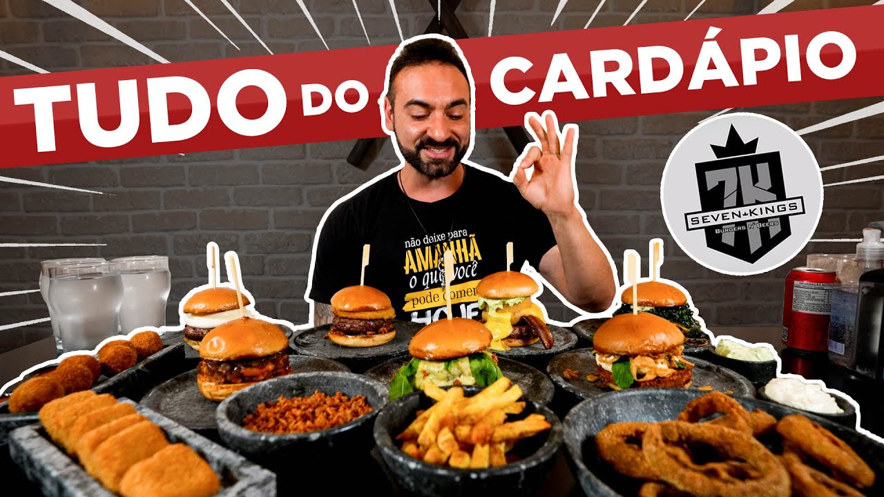 A MAIOR COMILAN&Ccedil;A NA MELHOR HAMBURGUERIA DE SP!! | Burgers, Acompanhamentos + Sobremesas!!