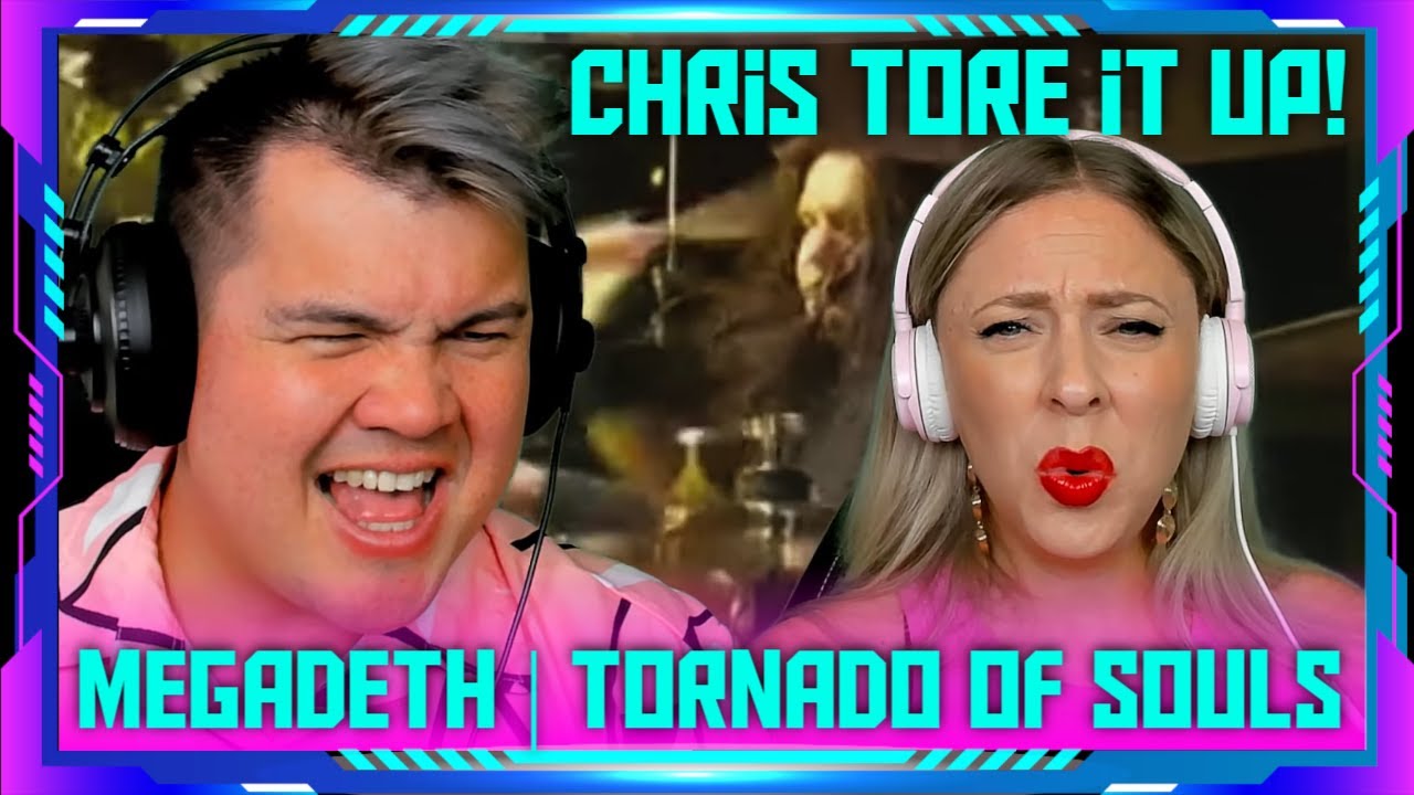 Millennials Reaction to CHRIS BRODERICK Megadeth - Tornado Of Souls | THE WOLF HUNTERZ Jon and Dolly