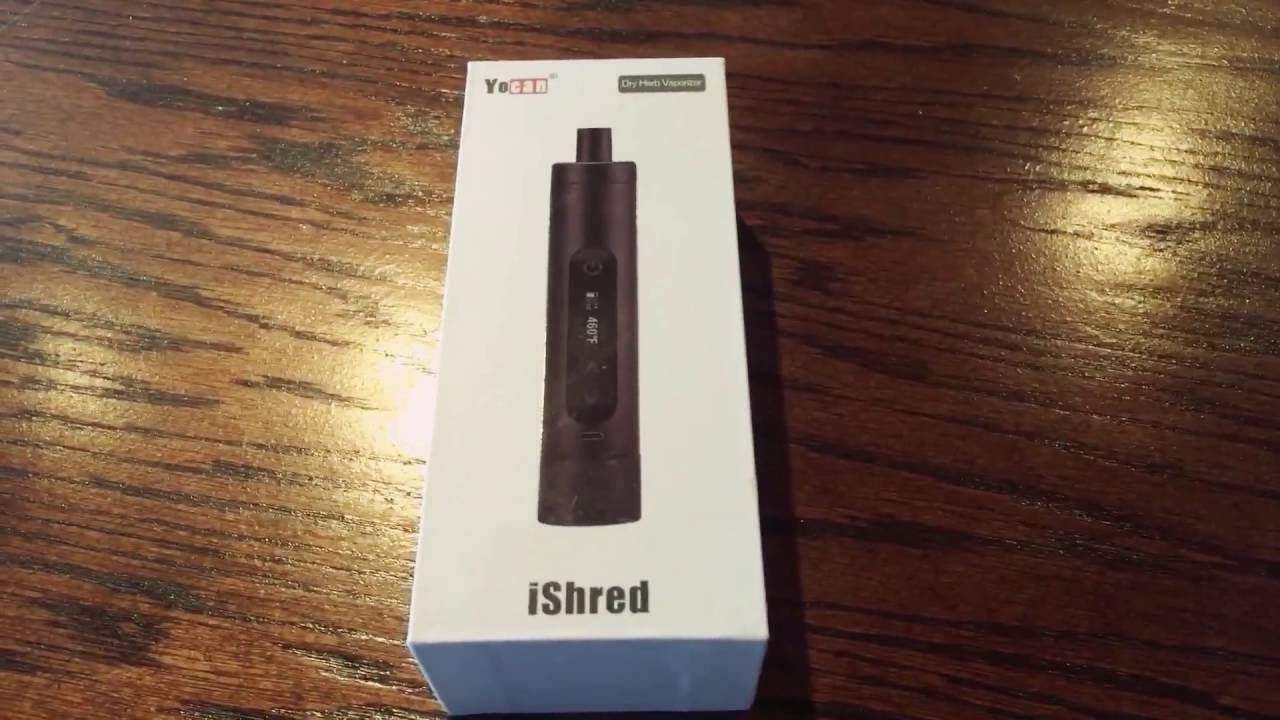Yocan iShred Overview Dry Herb Vaporizer with Built In Grinder!