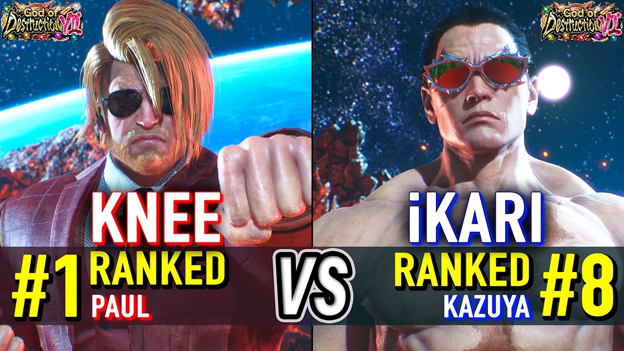 T8 🔥 KNEE (#1 Ranked Paul) vs iKARI (#8 Ranked Kazuya) 🔥 Tekken 8 High Level Gameplay