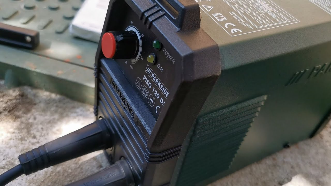 PARKSIDE PISG 120 D5 Inverter Welder (from Lidl or Kaufland) - unboxing, review and test