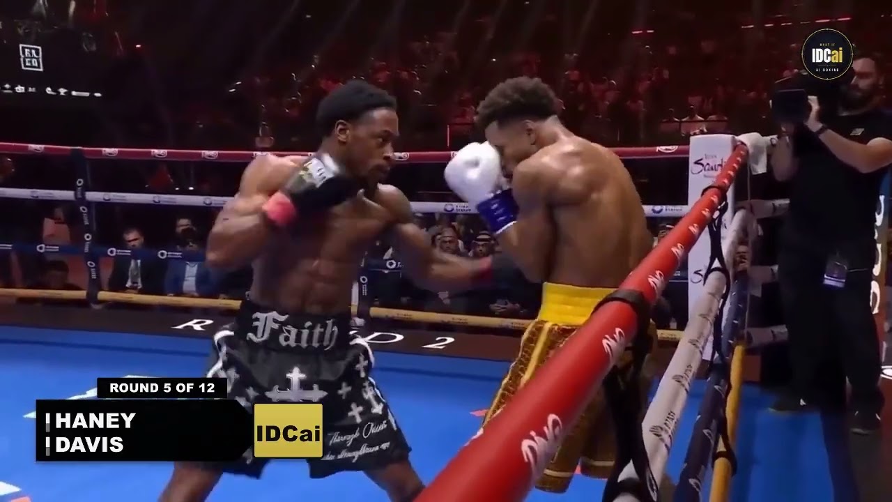 Devin Haney vs Keyshawn Davis | FULL FIGHT (AI Boxing Simulation)