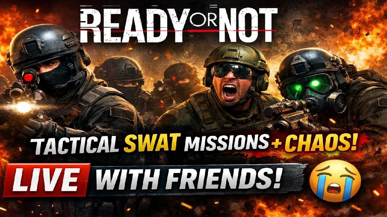 Ready or Not With Friends LIVE 🔴 | Tactical SWAT Missions + Chaos