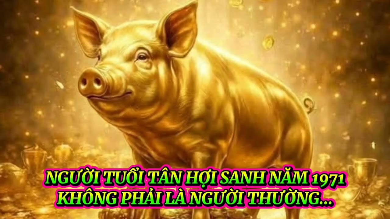 NGƯỜI TUỔI TÂN HỢI SANH NĂM 1971 KHÔNG PHẢI LÀ NGƯỜI BÌNH THƯỜNG...