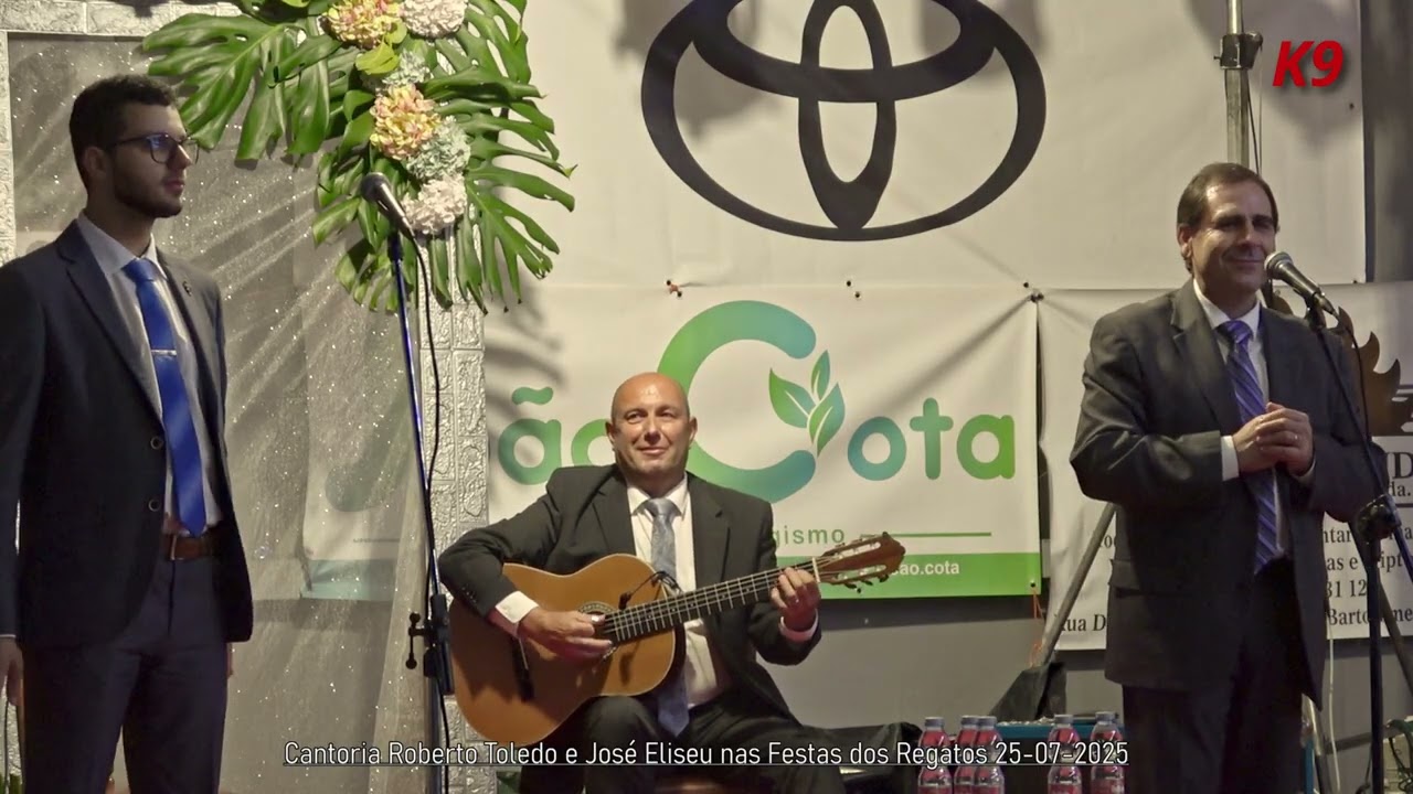 Cantoria Roberto Toledo e José Eliseu nas Festas dos Regatos 25-07-2025